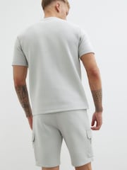 River Island Grey Slim Hybrid Nylon Shorts - Image 3 of 6