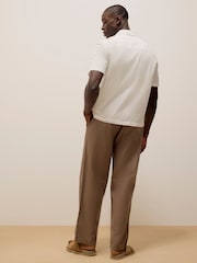 River Island White Crochet Tape 100% Cotton Shirt - Image 2 of 4