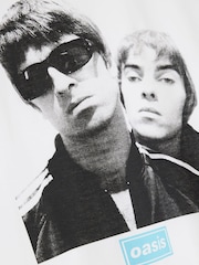 River Island White Oasis Band 100% Cotton T-Shirt - Image 7 of 7