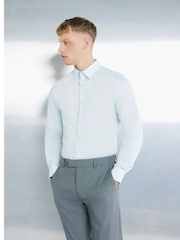 River Island Green Slim Fit Formal Shirt - Image 2 of 3