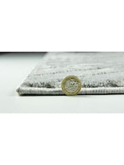 Esselle Grey Rhythm Sculpt 200 x 290cm Rug - Image 3 of 5