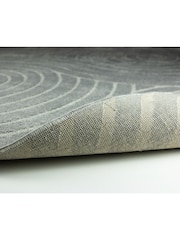 Esselle Grey Rhythm Sculpt 200 x 290cm Rug - Image 4 of 5
