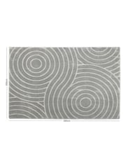 Esselle Grey Rhythm Sculpt 200 x 290cm Rug - Image 5 of 5