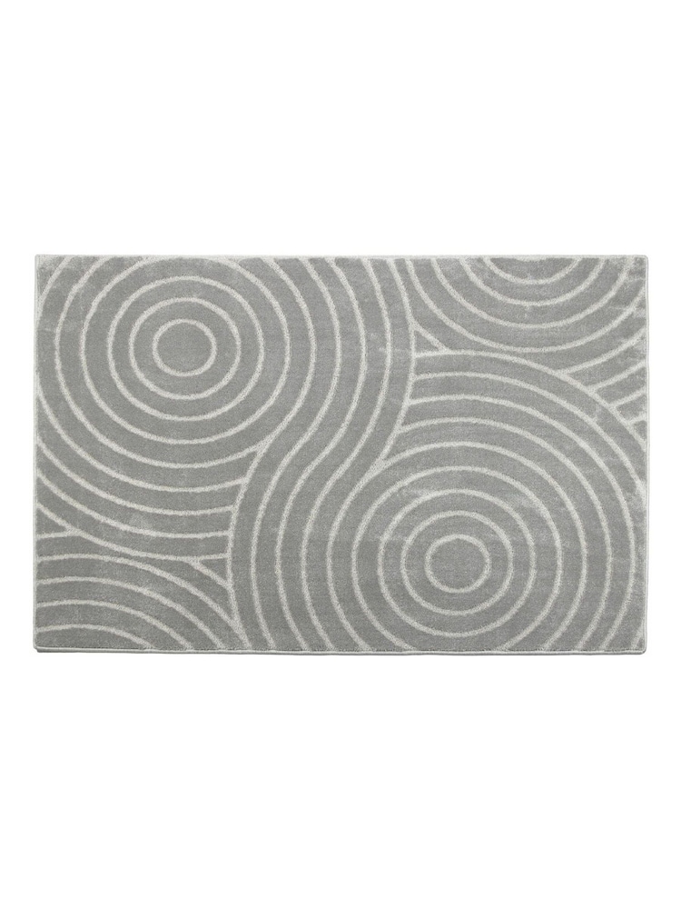 Esselle Grey Rhythm Sculpt 160 x 230cm Rug - Image 1 of 5