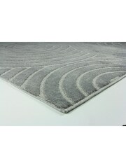 Esselle Grey Rhythm Sculpt 160 x 230cm Rug - Image 2 of 5