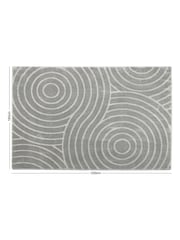Esselle Grey Rhythm Sculpt 160 x 230cm Rug - Image 5 of 5