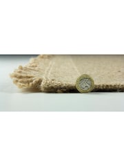 Esselle Neutral Jute Effect Herringbone 120 x 170cm Rug - Image 4 of 5