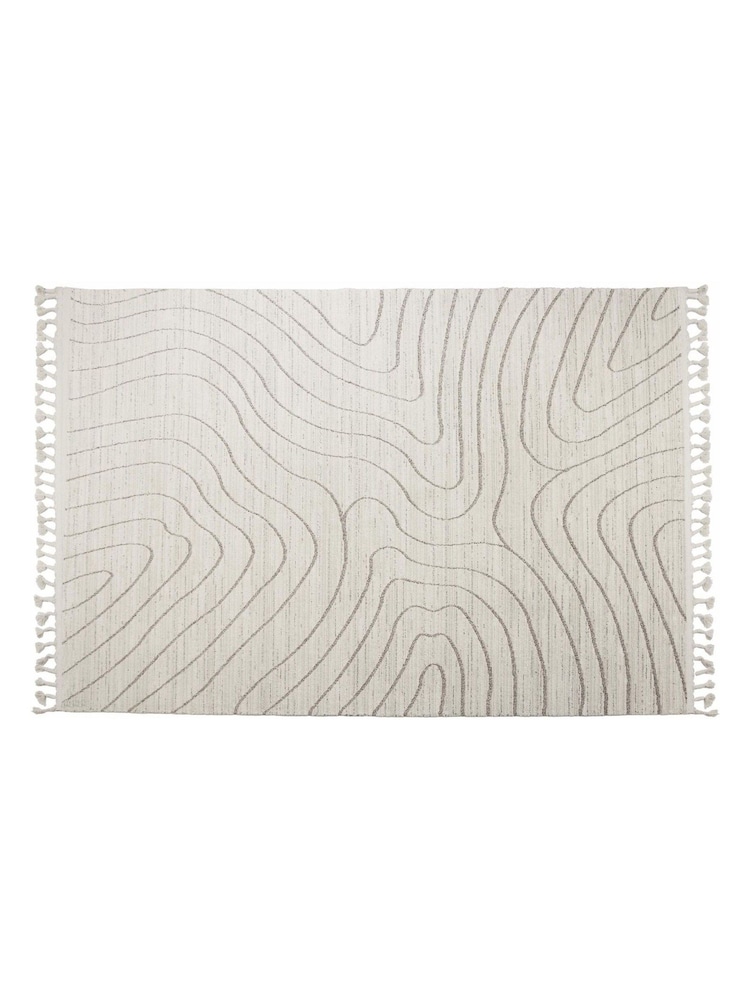 Esselle Cream Mink Arctic Contour 160 x 230cm Rug - Image 1 of 5