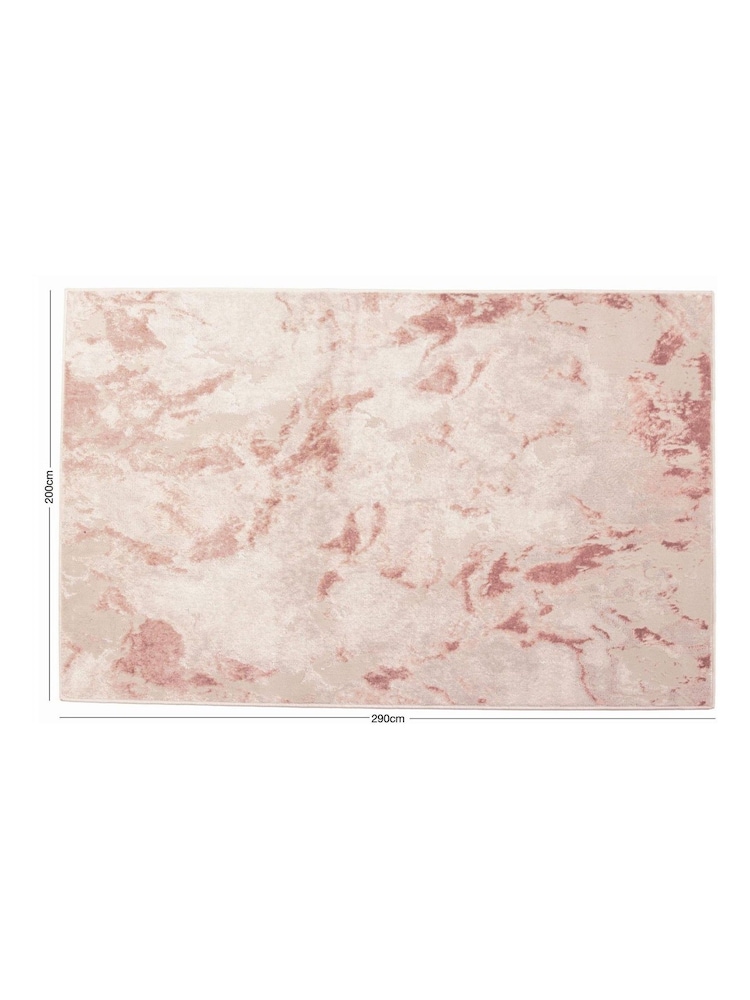 Esselle Pink Muse Bahia Marble Rug 200 x 290cm - Image 5 of 5