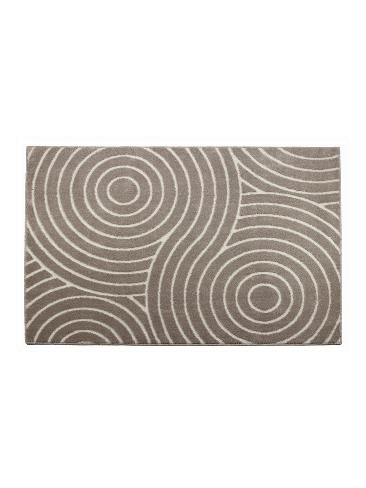 Esselle Neutral Rhythm Sculpt Rug 160 x 230cm - Image 1 of 5