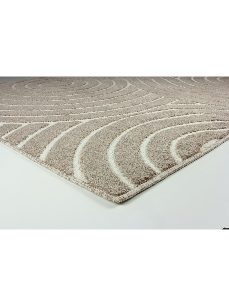 Esselle Neutral Rhythm Sculpt Rug 160 x 230cm - Image 2 of 5