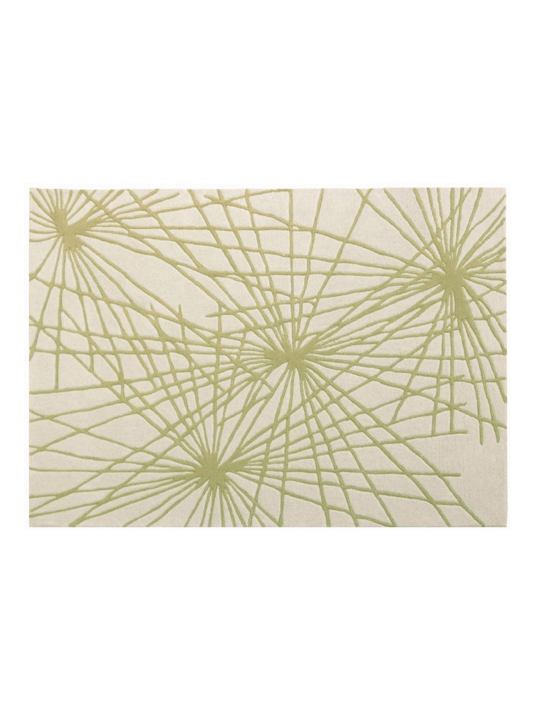 Esselle Green Aura Starburst 160 x 230cm Rug - Image 1 of 1