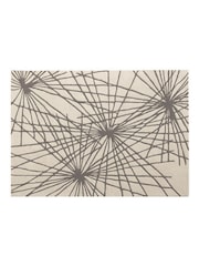 Esselle Charcoal Aura Starburst Rug 200 x 290cm - Image 1 of 5