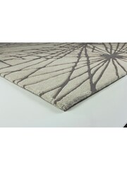 Esselle Charcoal Aura Starburst Rug 200 x 290cm - Image 2 of 5
