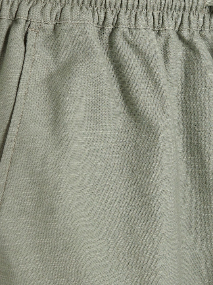 River Island Grey 100% Cotton Pull on Trousers - Image 6 of 6
