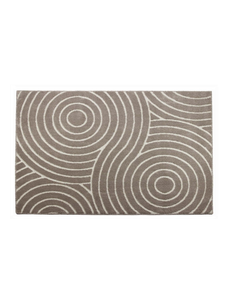 Esselle Neutral Rhythm Sculpt Rug 120 x 170cm - Image 1 of 4