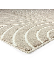 Esselle Neutral Rhythm Sculpt Rug 120 x 170cm - Image 2 of 4