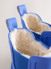 Blue Cobalt Warm Lined Ankle Wellies - Image 3 of 5