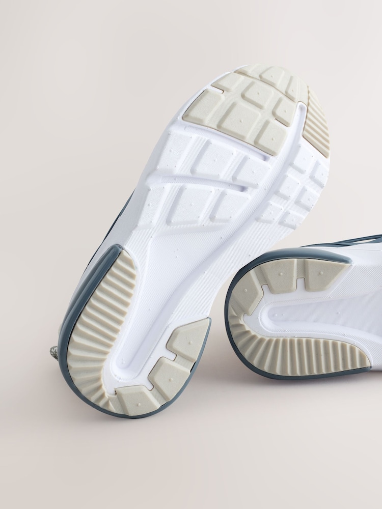 Neutral Colourblock Standard Fit (F) Elastic Lace Trainers - Image 8 of 8 Neutral Colourblock Standard Fit (F) Elastic Lace Trainers - Image 8 of 8