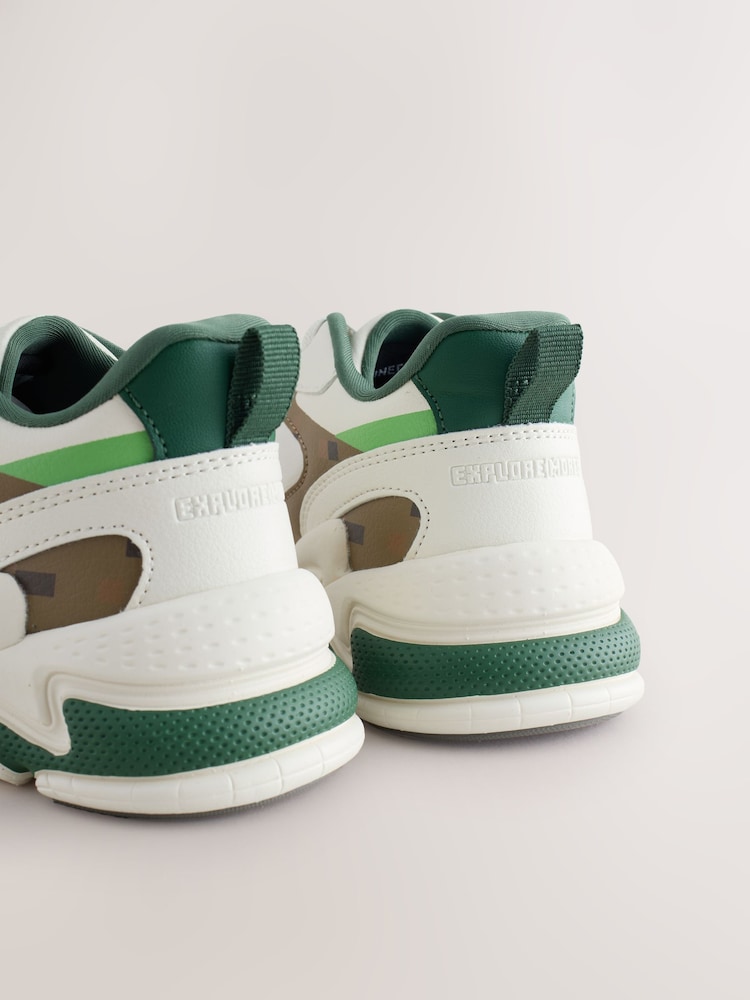 לבן - תחרה אלסטית Minecraft נעלי ספורט - תמונה 8 מתוך 8 לבן - תחרה אלסטית Minecraft נעלי ספורט - תמונה 8 מתוך 8