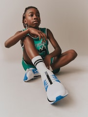 Balts/zils - Elastīgas mežģīņu kedas - Attēls 2 no 8