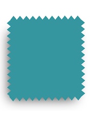 Fusion Living Teal Soho Plastic Dining Chair with Squared Light Wood Light Wood Leg Legs - Image 6 of 6