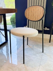 Fusion Living Cream Paris Dining Chair Set of 2 - Image 7 of 8