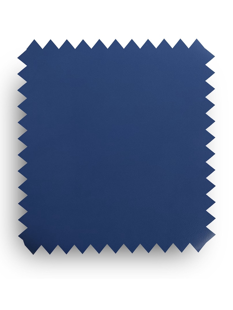 Fusion Living Navy Faux Tulip Single Armchair with Luxurious Cushion - Image 6 of 6