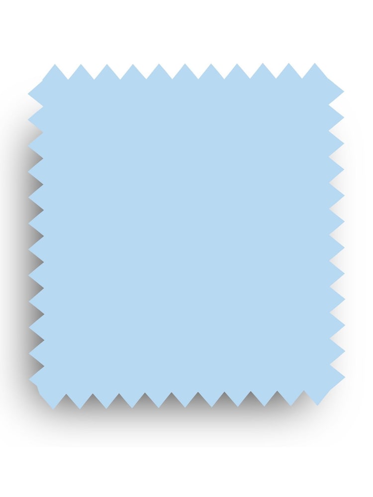 Fusion Living Blue Soho Clear Plastic Dining Chair with Squared Light Light Wood Leg Wood Legs - Image 6 of 6