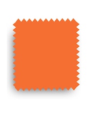 Fusion Living Orange Soho Plastic Bar Stool with Dark Wood Legs - Image 6 of 6