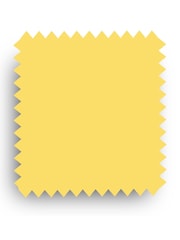 Fusion Living Yellow Soho Clear Plastic Dining Chair with Squared Light Dark Wood Leg Wood Legs - Image 6 of 6