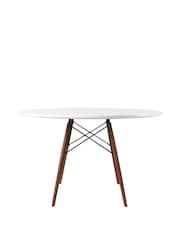Fusion Living Walnut Soho Dining Table Large with Natural Legs - Image 2 of 4