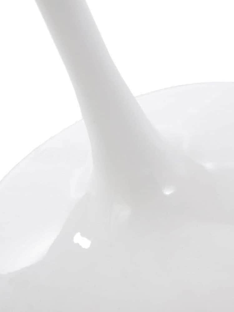 Fusion Living White Tulip Circular Side Table - Image 5 of 5