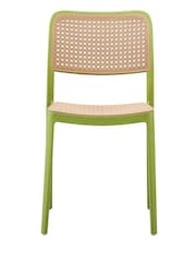 Fusion Living Green Café Plastic Dining Chair - Image 5 of 6
