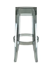 Fusion Living Grey Ghost Style Bar Stool - 76cm - Image 3 of 6