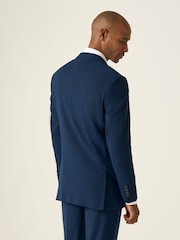 Skopes Blue Tailored Fit Wright Pinstripe Suit Jacket - Image 2 of 7