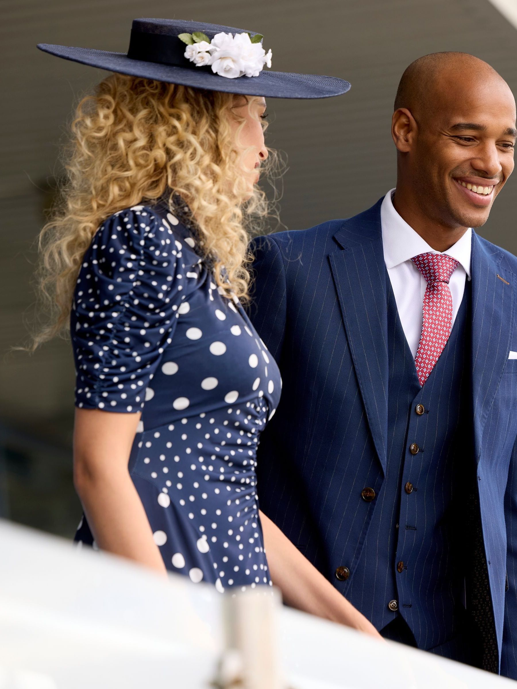 Buy Skopes Blue Tailored Fit Wright Pinstripe Suit Jacket from