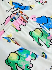Ecru Elephant 100% Cotton Long Sleeve Pyjamas - Image 10 of 10