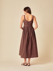 Nobodys Child Brown Marina Midi Dress - Image 2 of 5