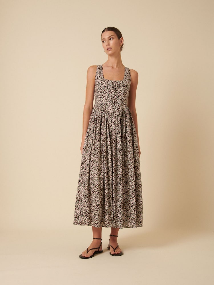 Nobodys Child White Cora Midi Dress - Image 1 of 6