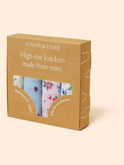 Stripe & Stare Blue High Rise Knickers 4 Pack - Изображение 8 из 8