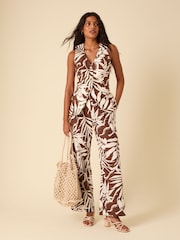 Nobodys Child Brown Longline Waistcoat - Image 3 of 6