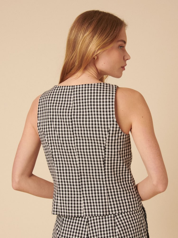 Nobodys Child Black Theo Waistcoat Slash Neck - Image 2 of 5