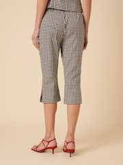 Nobodys Child Grey Ollie Gingham Capri Trousers - Image 3 of 4
