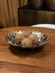 Libra Interiors Gold Montrose Cast Aluminium Platter - Image 1 of 6