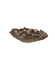 Libra Interiors Bronze Large Lowe Cast Aluminium Bowl 43cm - Image 4 of 6