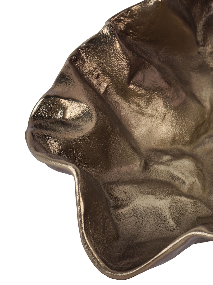 Libra Interiors Bronze Large Lowe Cast Aluminium Bowl 43cm - Image 6 of 6