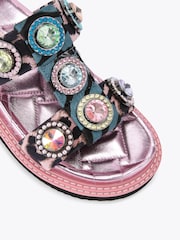 Kurt Geiger London Orson Crystal Sandals - Image 3 of 5