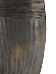 Libra Interiors Brass Southwold Textured Oval Antique Vase 80cm - Image 5 of 6