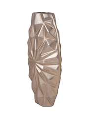 Libra Interiors Gold Hatton Cast Aluminium Vase 32cm - Image 4 of 6